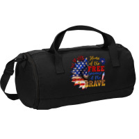 Home Of The Free Because Of The Brave Duffel Bag | Artistshot