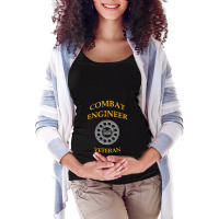 Army Combat Engineer Veteran Funny Engineering Maternity Scoop Neck T-shirt | Artistshot