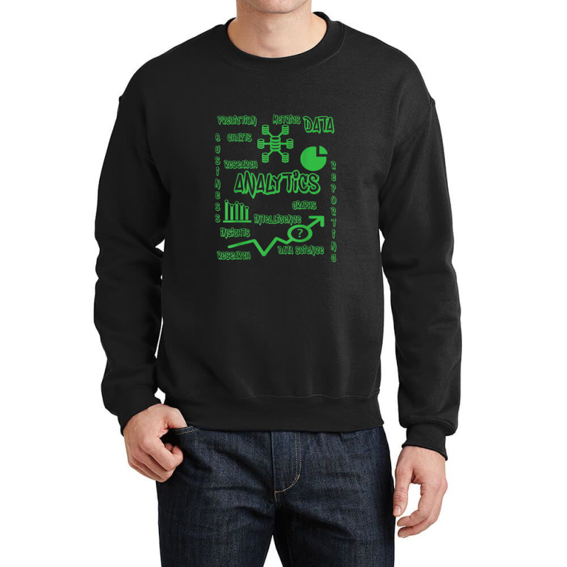 Data Analyst Analytics Science Crewneck Sweatshirt by Vivu991 | Artistshot