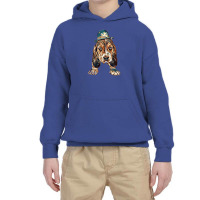 A Cute Little Basset Hound Br Youth Hoodie | Artistshot