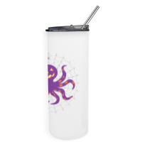 Funny Pumpkin Octopus Gift  Halloween Octopus Shir Skinny Tumbler | Artistshot