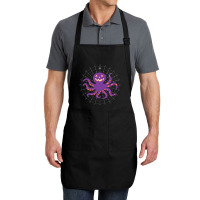 Funny Pumpkin Octopus Gift  Halloween Octopus Shir Full-length Apron | Artistshot