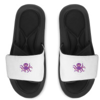 Funny Pumpkin Octopus Gift  Halloween Octopus Shir Slide Sandal | Artistshot