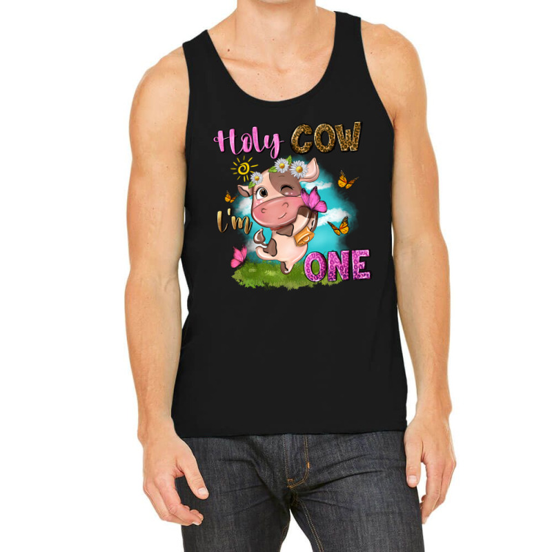 Holy Cow Im One With Cute Cow Tank Top | Artistshot