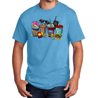 Police Coffee Cups Basic T-shirt | Artistshot