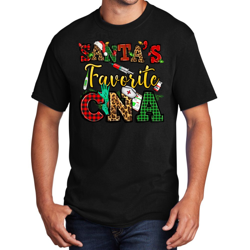 Santas Favorite Cna Christmas Basic T-shirt | Artistshot