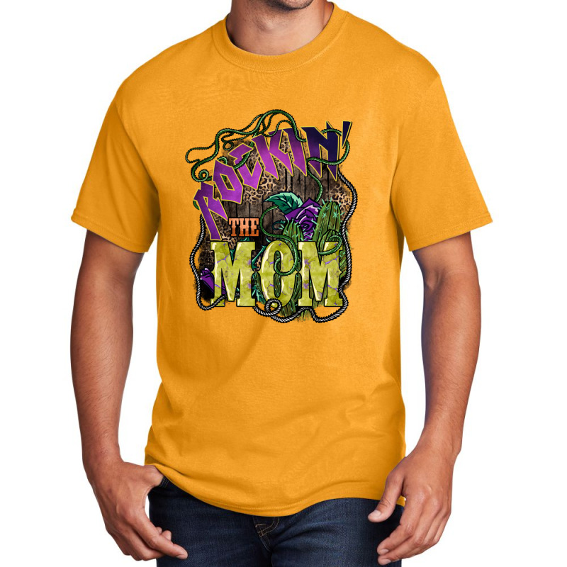 Rockin The Mom Basic T-shirt | Artistshot