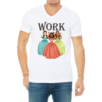 Work V-neck Tee | Artistshot