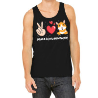 Cute Guinea Pigs Peace Love Guinea Tank Top | Artistshot