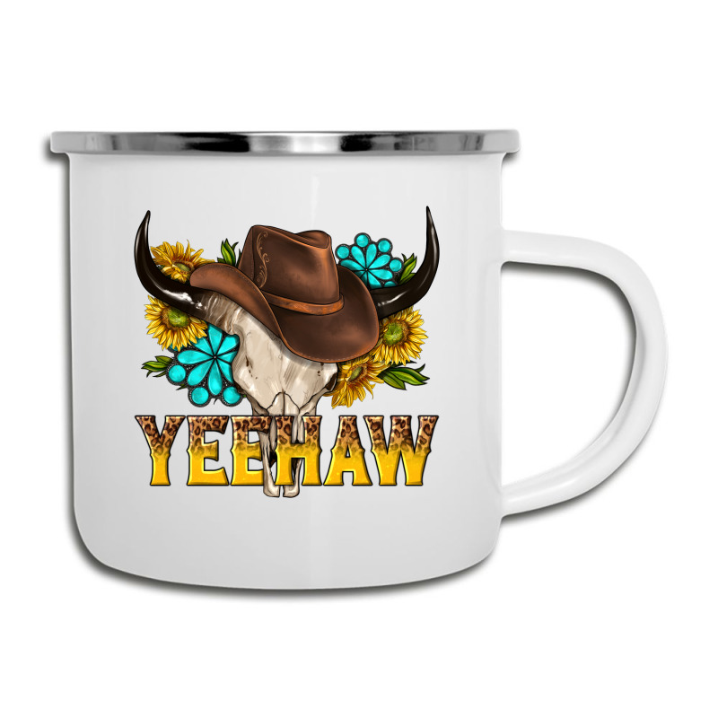 Yeehaw Bull Skull Camper Cup | Artistshot