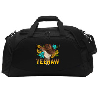 Yeehaw Bull Skull Active Duffel | Artistshot