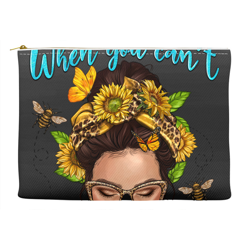 When You Cant Find The Sunshine Be The Sunshine Me Accessory Pouches | Artistshot