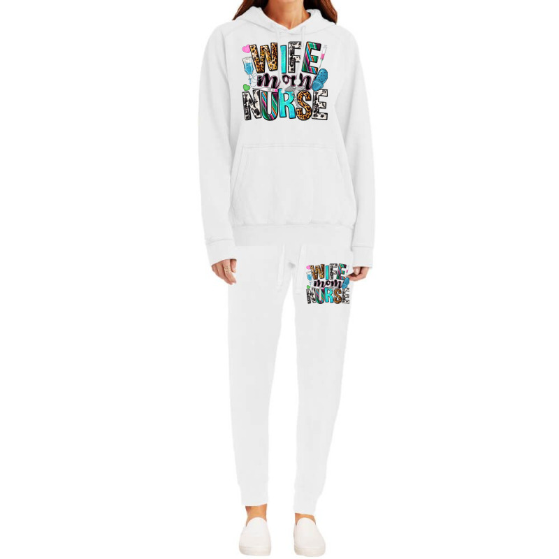 Wife Mom Nurse Hoodie & Jogger Set | Artistshot