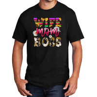 Wife Mom Boss Daisy Basic T-shirt | Artistshot