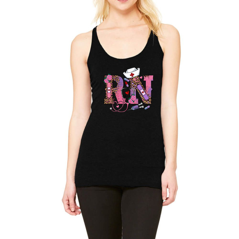 Valentines Day Rn Registered Nurse Racerback Tank | Artistshot