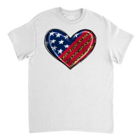 Leopard With American Flag Classic T-shirt | Artistshot