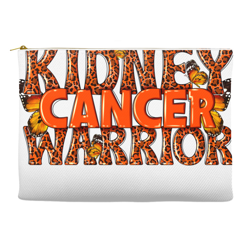 Kidney Cancer Warrior Accessory Pouches | Artistshot