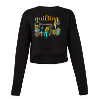 Quilting Life Western Cropped Sweater | Artistshot