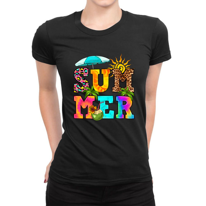 Summer Ladies Fitted T-Shirt by RanaPortraitStore | Artistshot