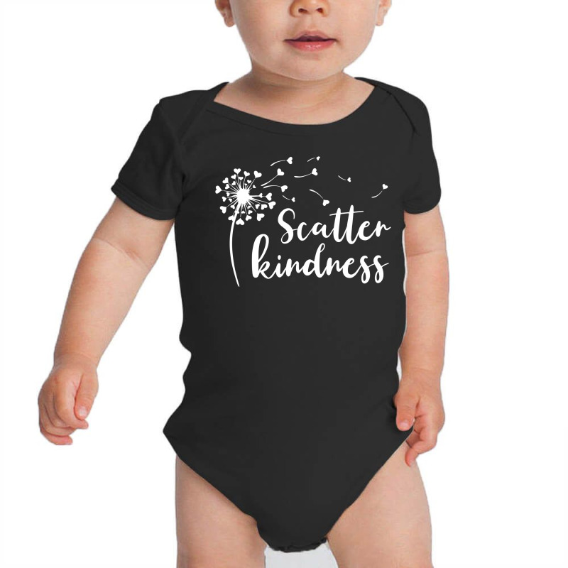 Dandelion Scatter Kindness & Be Kind Matching Family Gifts Long Sleeve Baby Bodysuit by phuongvu | Artistshot