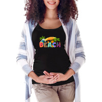 Beach Maternity Scoop Neck T-shirt | Artistshot