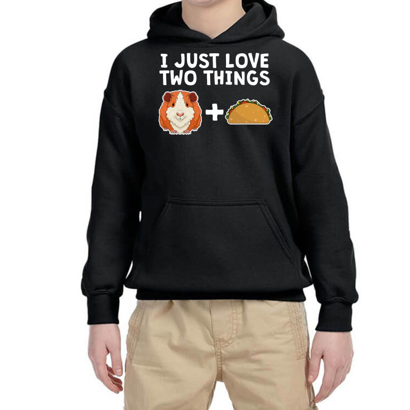 Funny Guinea Pig Taco Lover Furry Youth Hoodie | Artistshot