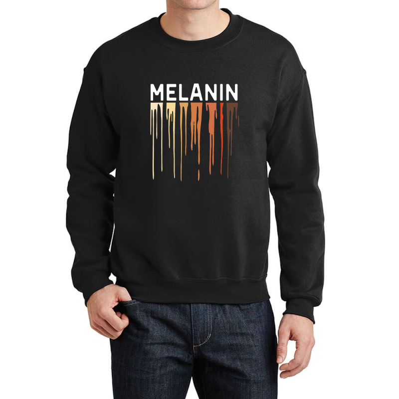 Drippin Melanin Crewneck Sweatshirt | Artistshot