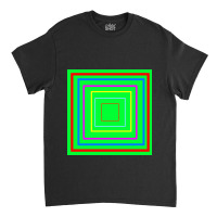 Hypnotic Squares Art Classic T-shirt | Artistshot