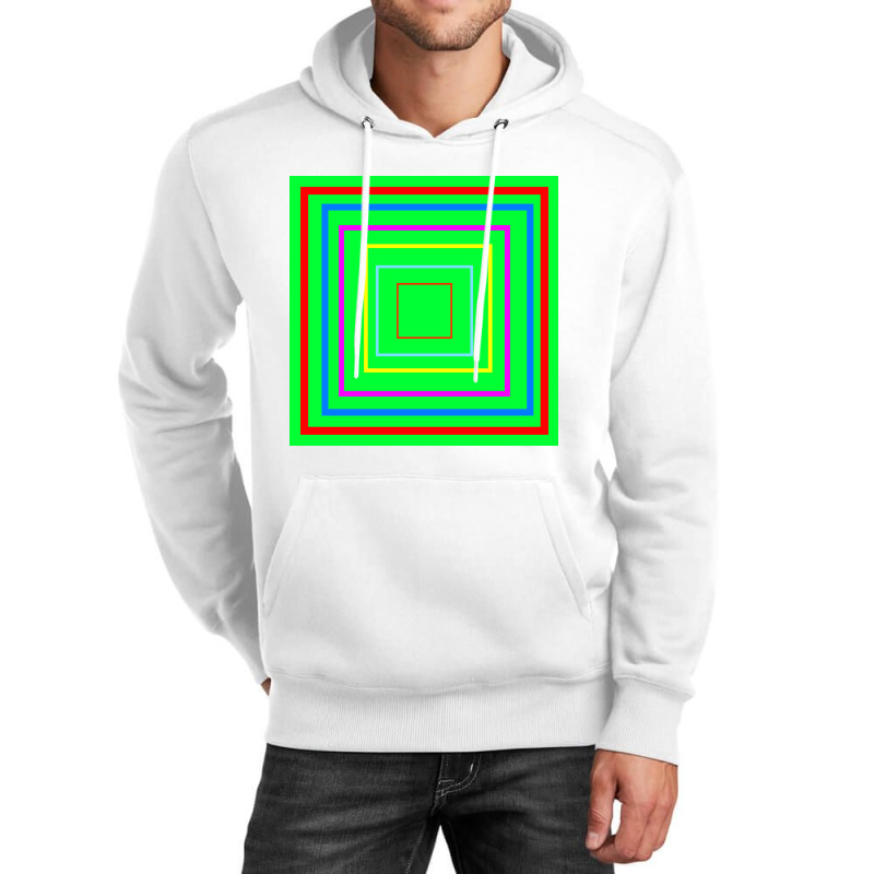 Hypnotic Squares Art Unisex Hoodie by American choice | Artistshot