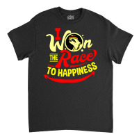 I Won The Race To Happiness Sloth Classic T-shirt | Artistshot