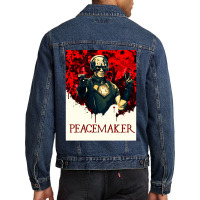 Vigilante Peacemaker Quotes Men Denim Jacket | Artistshot