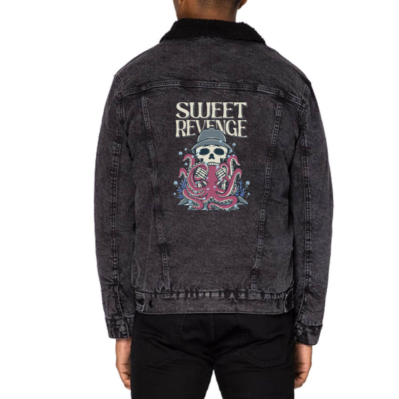 Sweet Revenge Unisex Sherpa-Lined Denim Jacket by ngaulastd | Artistshot