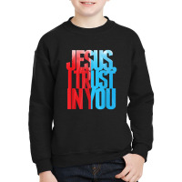 Divine Mercy Jesus I Trust In You St Faustina Catholic Youth Sweatshirt | Artistshot