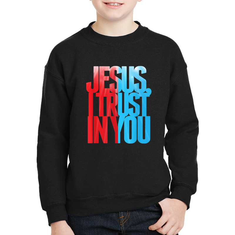 Divine Mercy Jesus I Trust In You St Faustina Catholic Youth Sweatshirt by Vivu991 | Artistshot