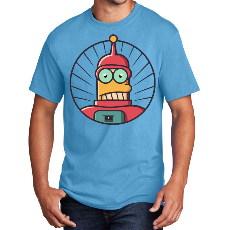 Geek Roboto Basic T-shirt | Artistshot