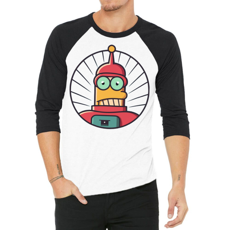 Geek Roboto 3/4 Sleeve Shirt | Artistshot