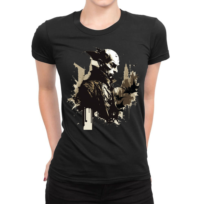 King Of Night Ladies Fitted T-Shirt by fenixhorror | Artistshot