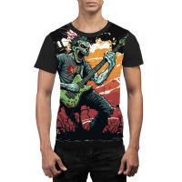 Zombie Rock Graphic T-shirt | Artistshot