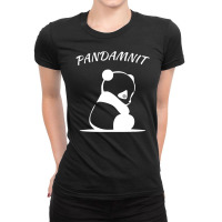 Panda Pandemic Pandamnit Pandenik Ladies Fitted T-shirt | Artistshot