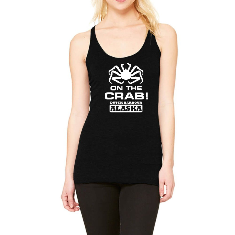 V T Shirt Inspired By Deadliest Catch   On The Crab. Racerback Tank | Artistshot