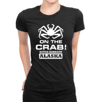 V T Shirt Inspired By Deadliest Catch   On The Crab. Ladies Fitted T-shirt | Artistshot