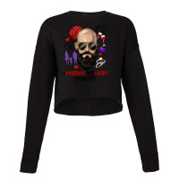 White Bald Man Bearded Marriage And Family Therapi Cropped Sweater | Artistshot