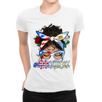 Argenrican Messy Bun Ladies Fitted T-shirt | Artistshot