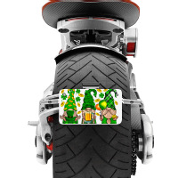 St. Patricks Day Gnomies Motorcycle License Plate | Artistshot