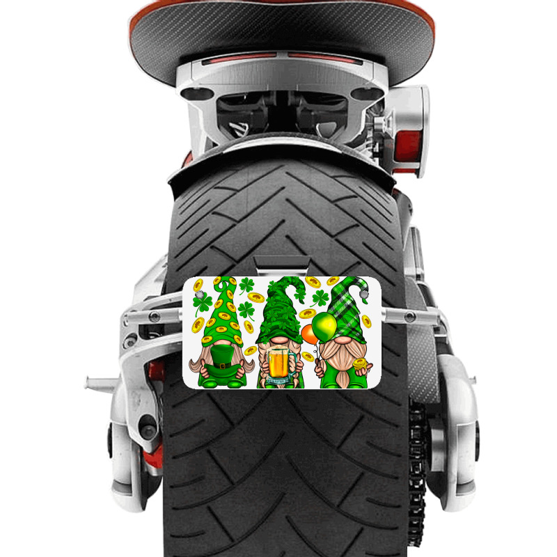 St. Patricks Day Gnomies Motorcycle License Plate | Artistshot