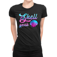 Shell Yeah Summer Ocean Ladies Fitted T-shirt | Artistshot