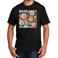 Serape Daisy Pattern Basic T-shirt | Artistshot