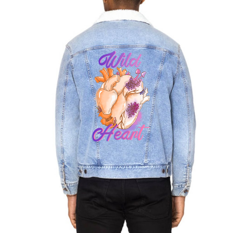 Wild Heart Unisex Sherpa-lined Denim Jacket | Artistshot