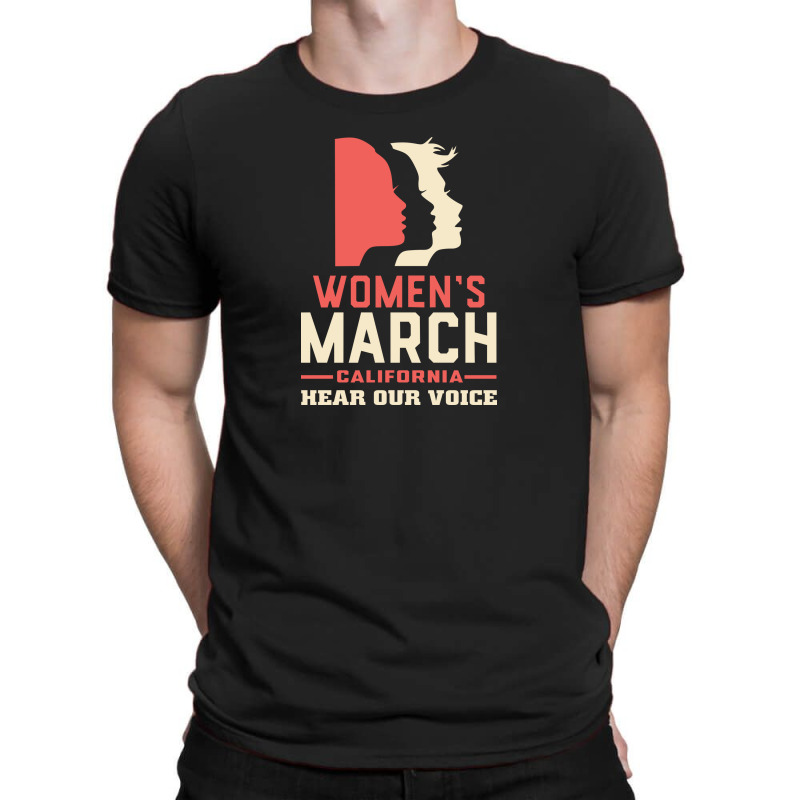 Women's March Hear Our Voice California T-shirt | Artistshot