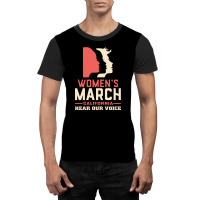 Women's March Hear Our Voice California Graphic T-shirt | Artistshot